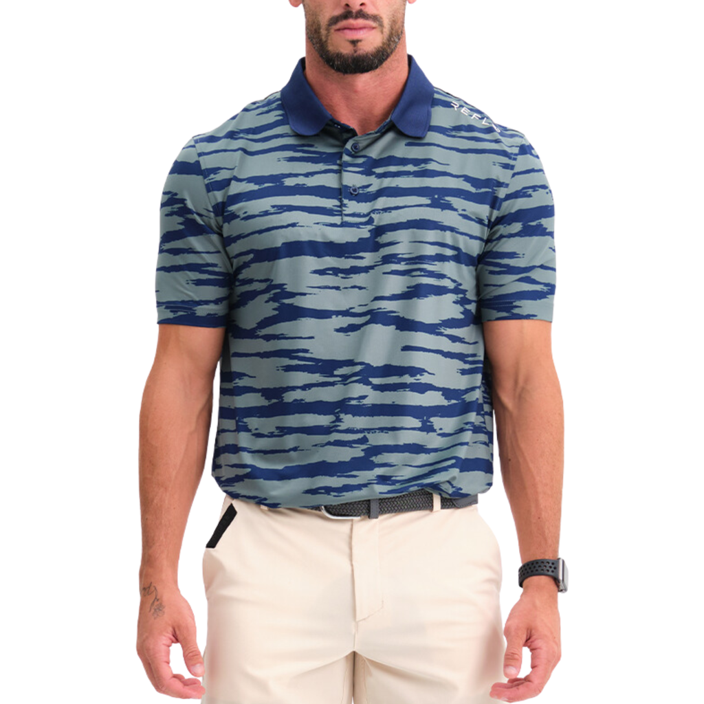 Reflo Tagus Performance Sustainable Polo In Coronet Blue