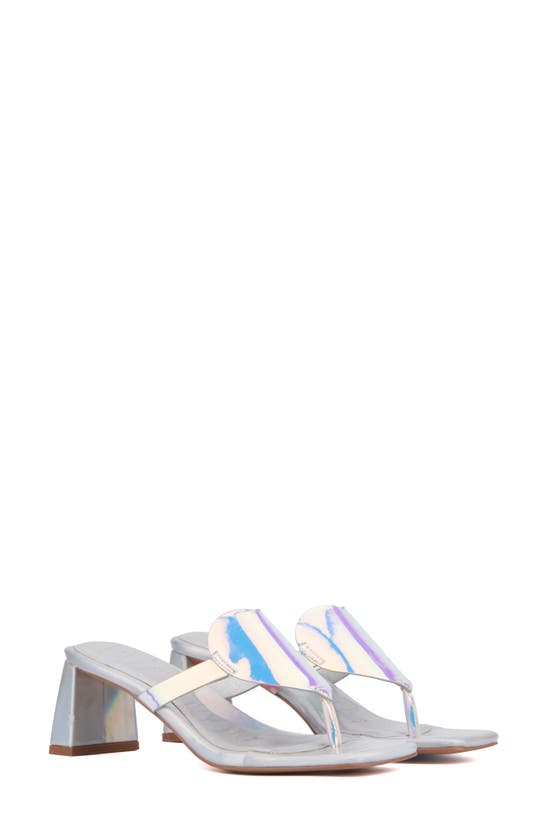 Olivia Miller Lover Gurl Sandal In Iridescent