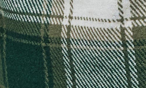 7 Diamonds Generation Plaid Knit Flannel Button-up Overshirt In Dark Teal