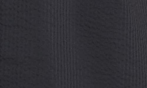 Shop Nike Life Short Sleeve Seersucker Button-down Shirt In Anthracite/anthracite