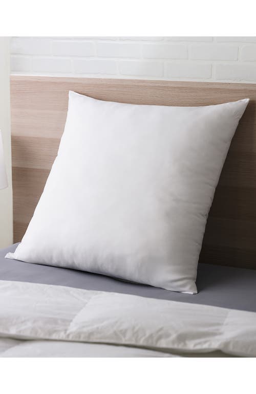 Allied Home Big Lofty Overfilled Decorative Sham Pillow In White