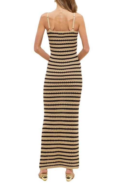 BLU PEPPER BLU PEPPER STRIPE KNIT MAXI DRESS 