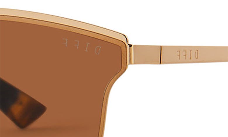 Shop Diff Sadie 58mm Flat Front Sunglasses In Sadie Gold Brown