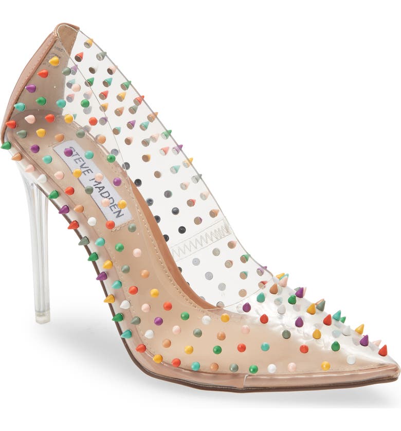 Steve Madden Vala Spiked Pointed Toe Pump (Women) | Nordstrom