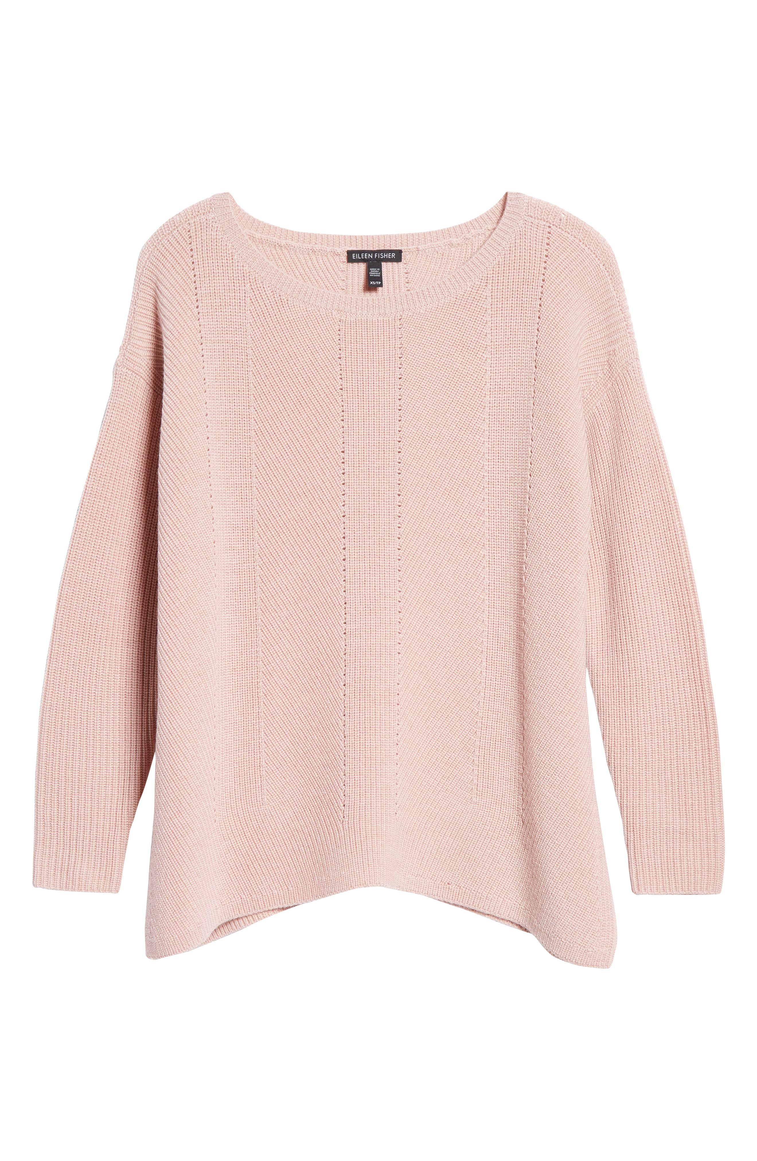 eileen fisher pink sweater