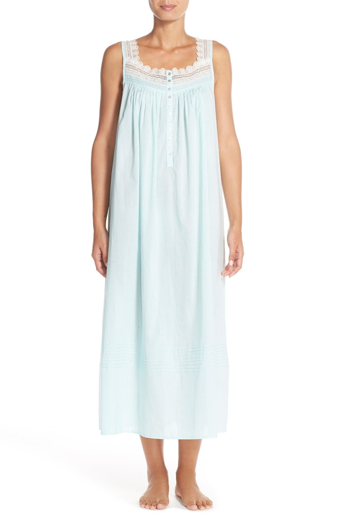 Eileen West 'Stellar' Cotton Long Nightgown Nordstrom