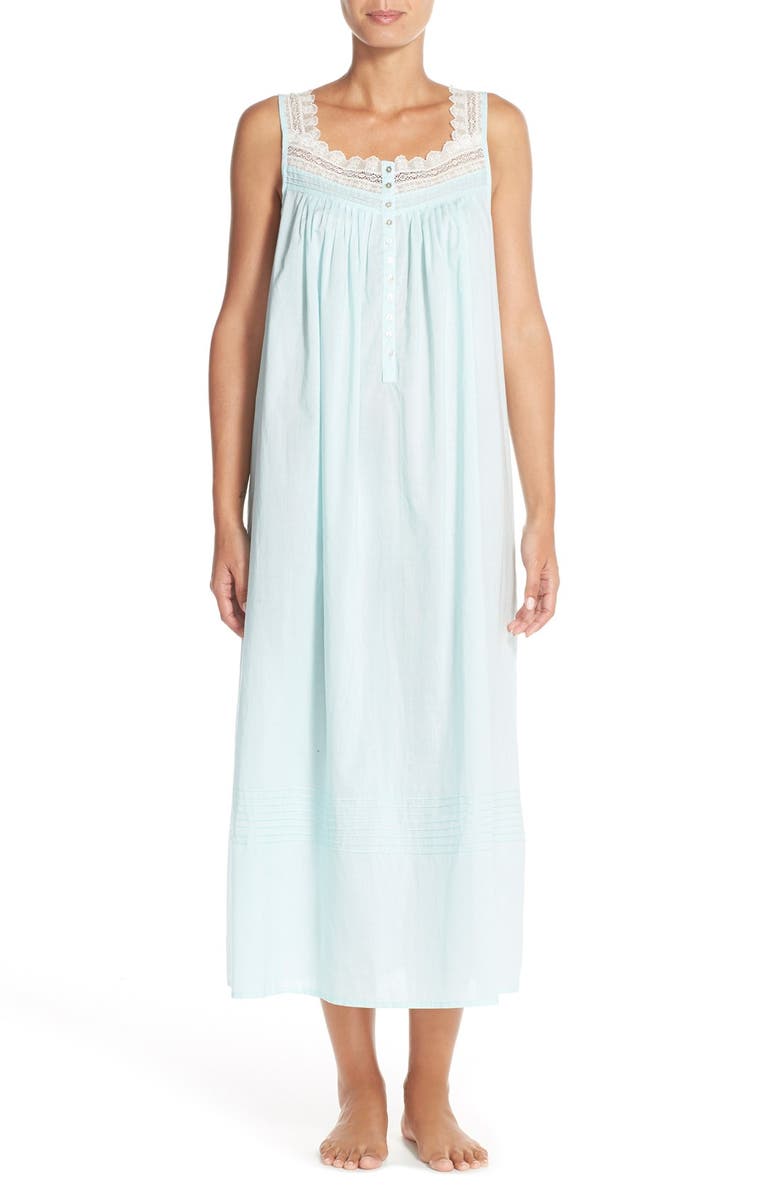 Eileen West 'Stellar' Cotton Long Nightgown | Nordstrom