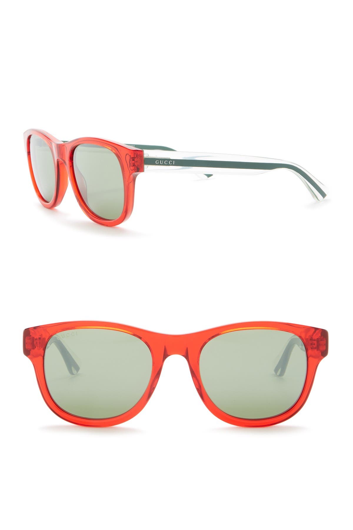 gucci 52mm square sunglasses