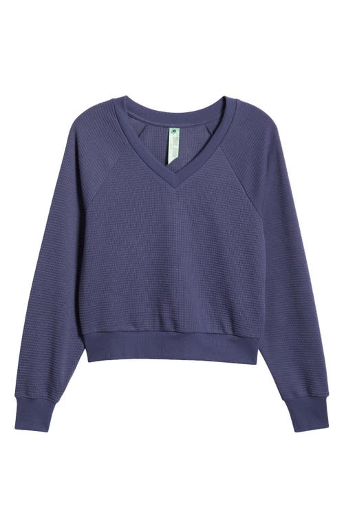 Shop Honeydew Intimates Honeydew Sundown Cotton Blend Sweatshirt In Nova