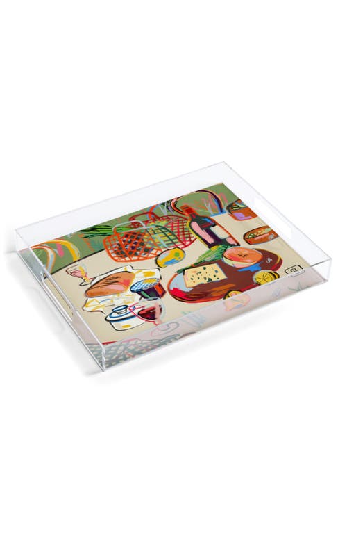 Deny Designs Wine Break Decorative Tray in Multi at Nordstrom