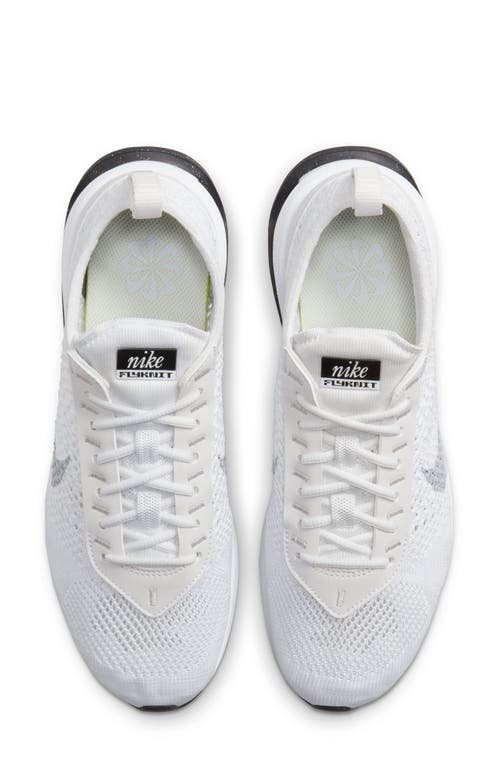 Shop Nike Air Max Flyknit Racer Sneaker In White/platinum/black