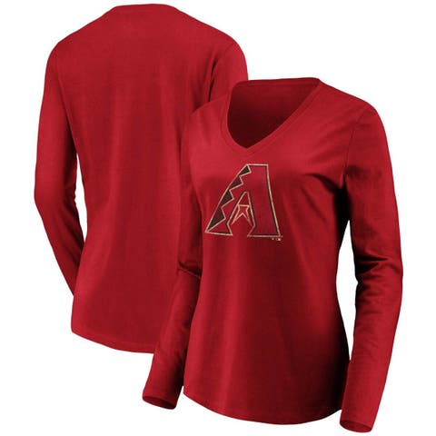 Women's Wear by Erin Andrews Cardinal Arizona Cardinals Cinched Colorblock T-Shirt Size: Small