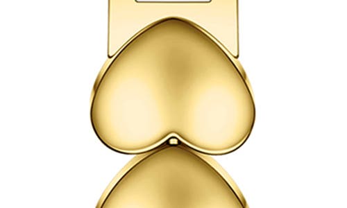 The Posh Tech Aphrodite Heart Bracelet Apple Watch® Watchband In Gold
