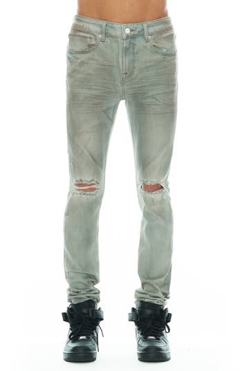 Hvman Rocker Stretch Slim Fit Jeans In Reef