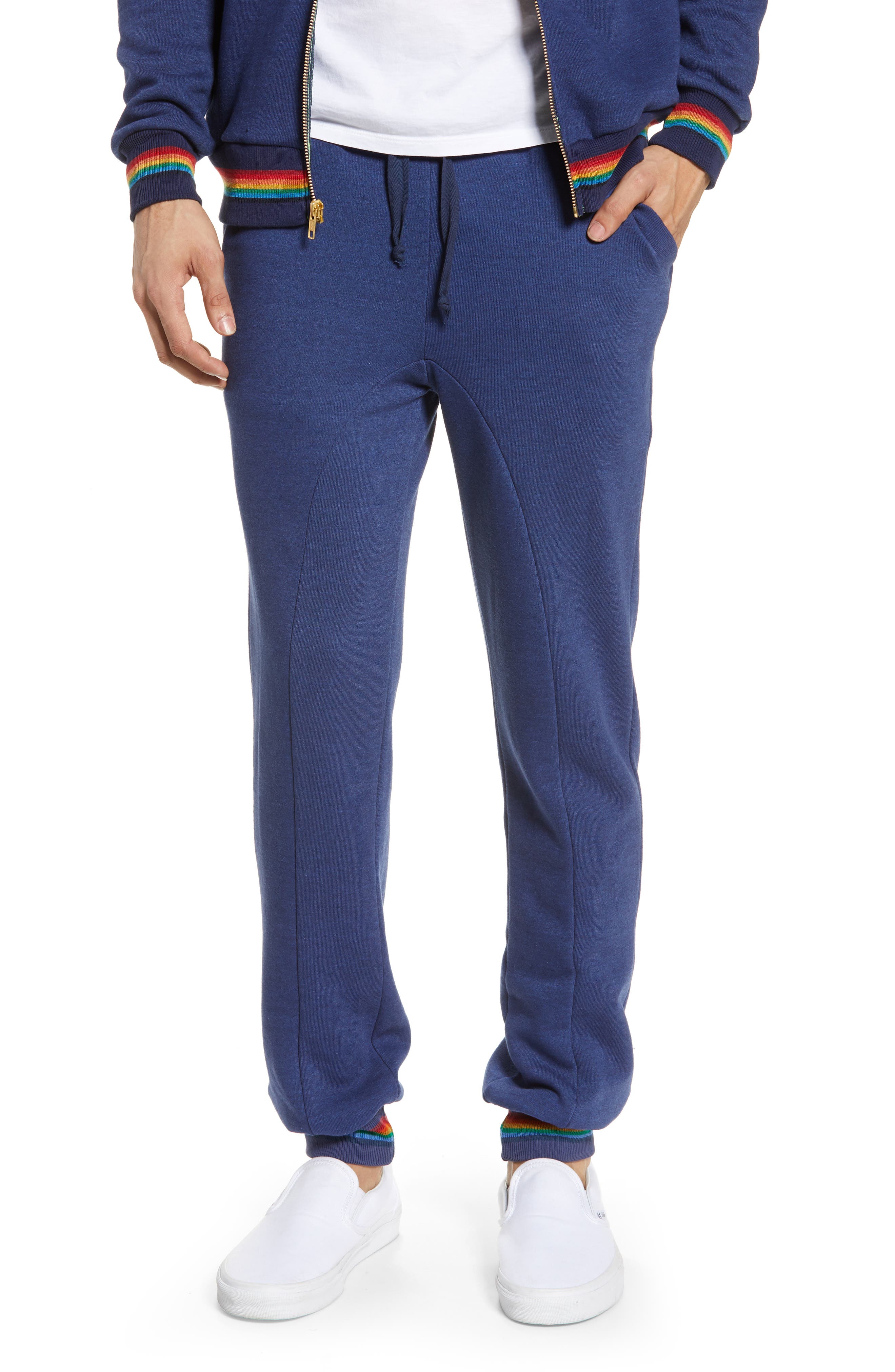 Aviator Nation Prism Slim Fit Sweatpants, Blue