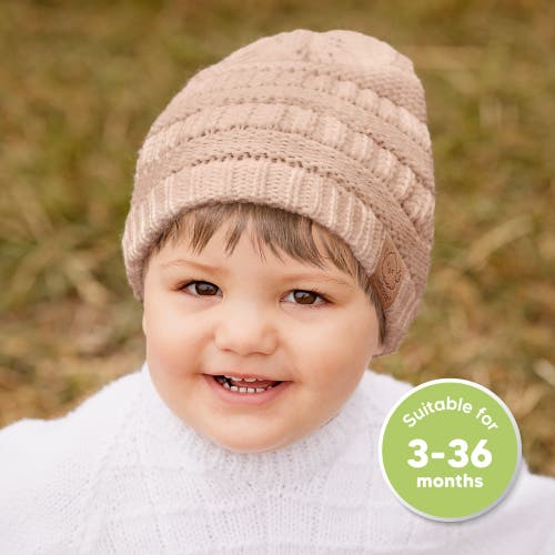 Shop Keababies 3-pack Warmzy Baby Beanies In Tea Rose