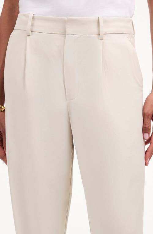 Madewell Slouchy Straight Leg Twill Pants In Muted Stone