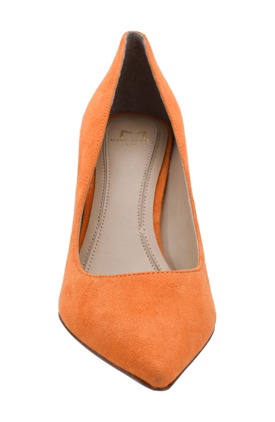 Marc Fisher Ltd Zala Block Heel Pump In Orange