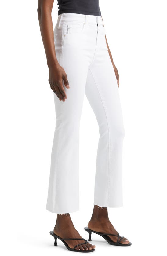 Ag Farrah High Rise Ankle Bootcut Jeans In Modern White In Aesthetic ...