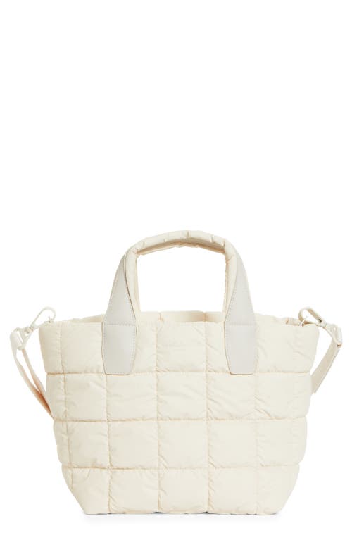 VeeCollective Small Porter Water Repellent Quilted Tote in Birch at Nordstrom