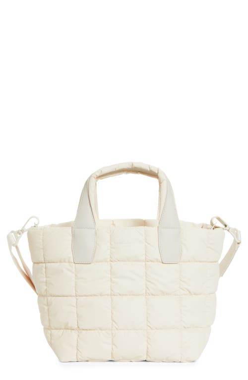 Veecollective Mini Porter Quilted Tote Bag In Birch