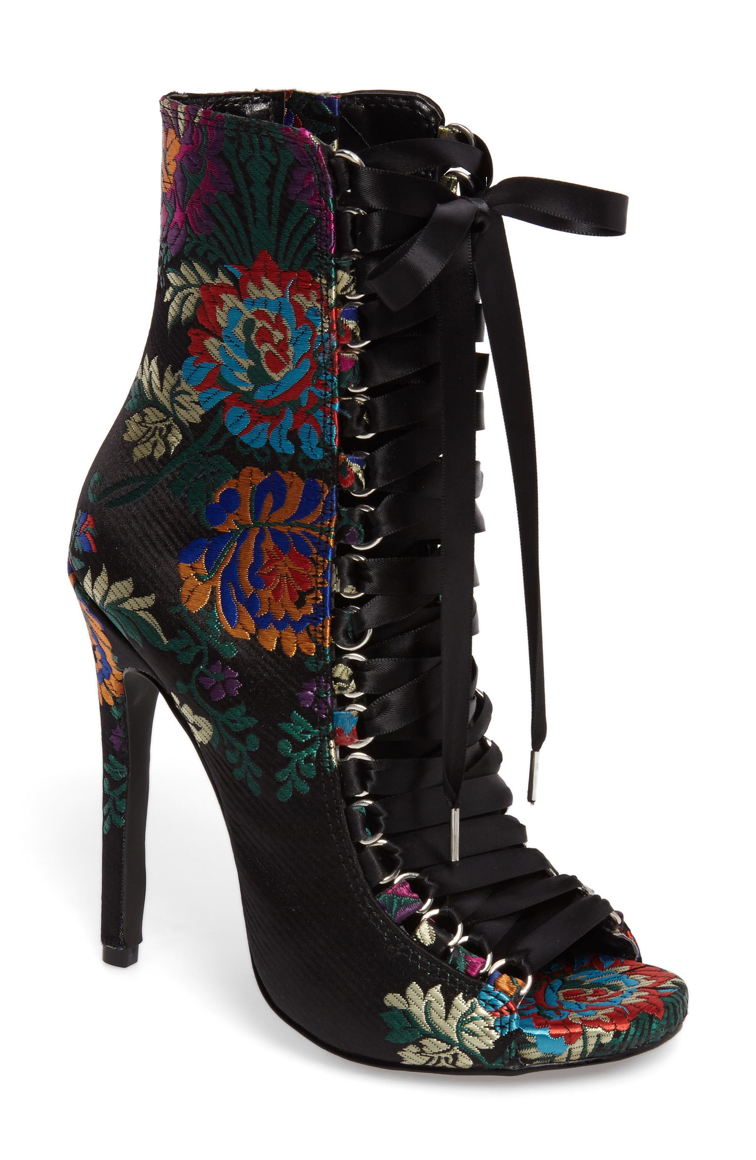 steve madden floral booties