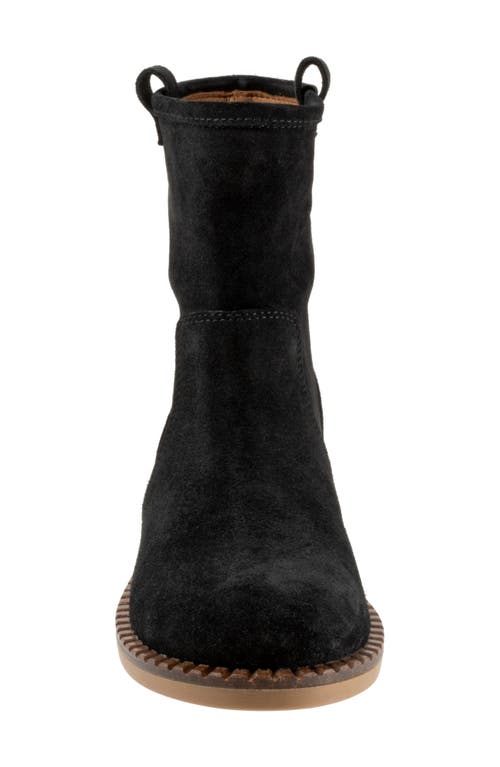Bueno Olina Bootie In Black Suede