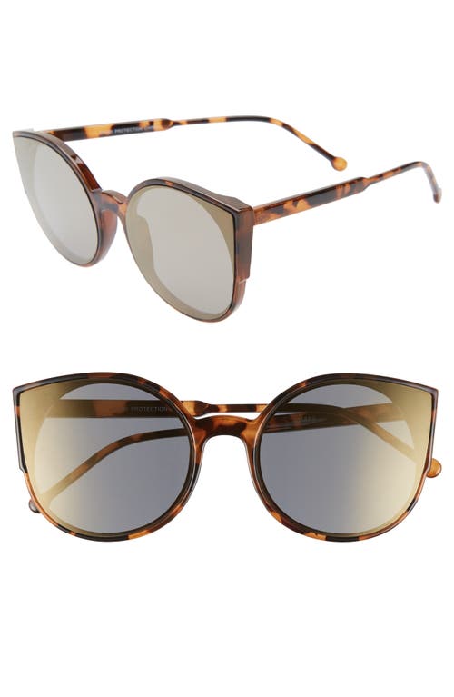 Rad + Refined Cat Eye Sunglasses in Tortoise/Gold