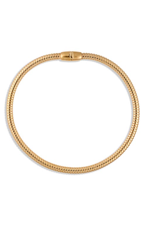 IVI Los Angeles Slim Gaia Necklace in Yellow Gold at Nordstrom, Size 16