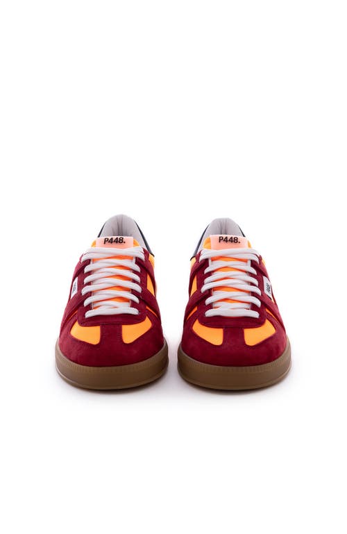 P448 Monza Sneaker In Neon Orange