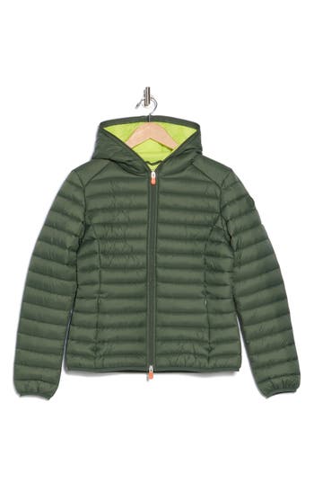 Save The Duck Vicky Water Repellent Quilted Jacket In Thyme Green