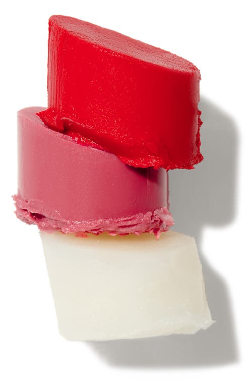 Goop Clean Nourishing Lip Balm Trio In Tomato/peony/clear