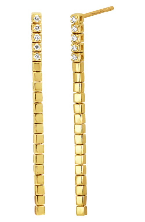 Bony Levy Cleo Diamond Linear Drop Earrings in 18K Yellow Gold at Nordstrom
