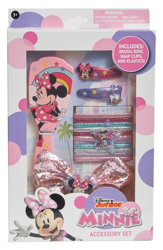 Shop H.e.r. Accessories Kids' Minnie Mouse Hair Accessory Box Set In Pink