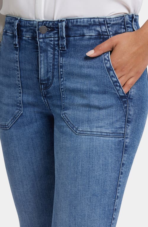 Nydj Barbara Utility Bootcut Jeans In Caliente