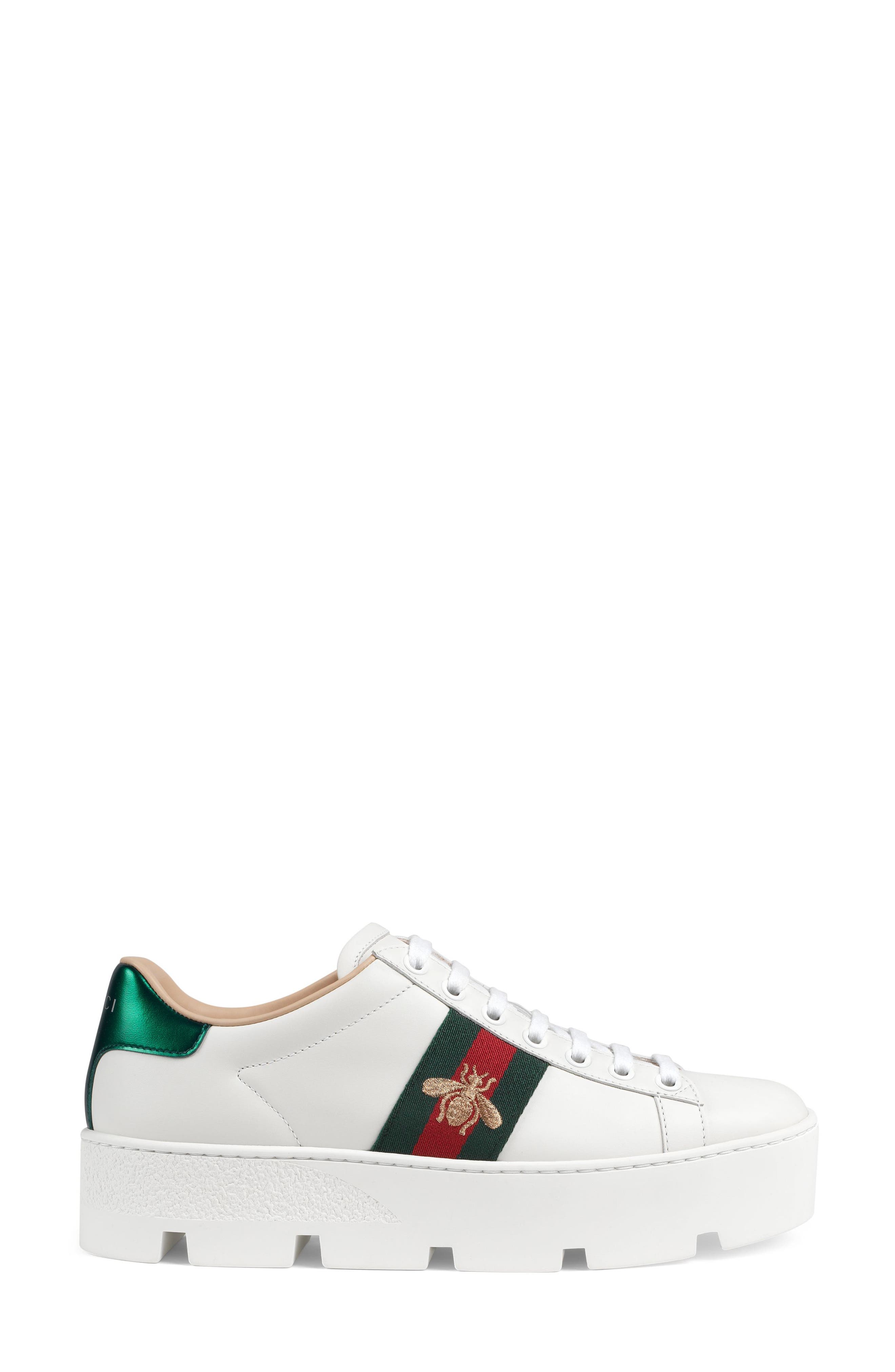 gucci ace platform