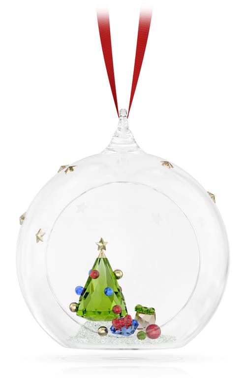 Shop Swarovski Holiday Cheers Trees & Gifts Crystal Ornament In Multicolored