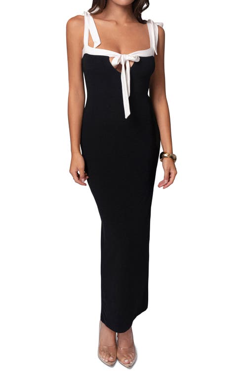 Shop Jluxlabel Clarice Reversible Body-con Maxi Dress In Black