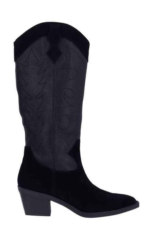 L'amour Des Pieds Veera Western Boot In Black