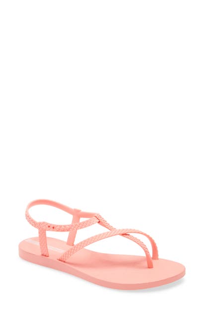 Ipanema Aphrodite Strappy Waterproof Sandal In Pink/ Neon Pink
