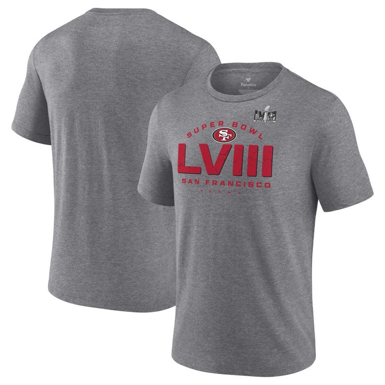 Shop Fanatics Branded Heather Gray San Francisco 49ers Super Bowl Lviii Made It T-shirt