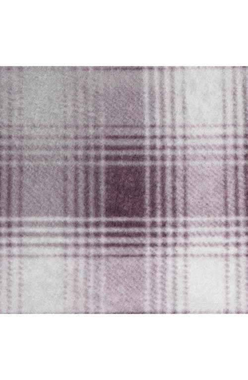 Eddie Bauer Nordic Plaid Throw Blanket In Dark Purple