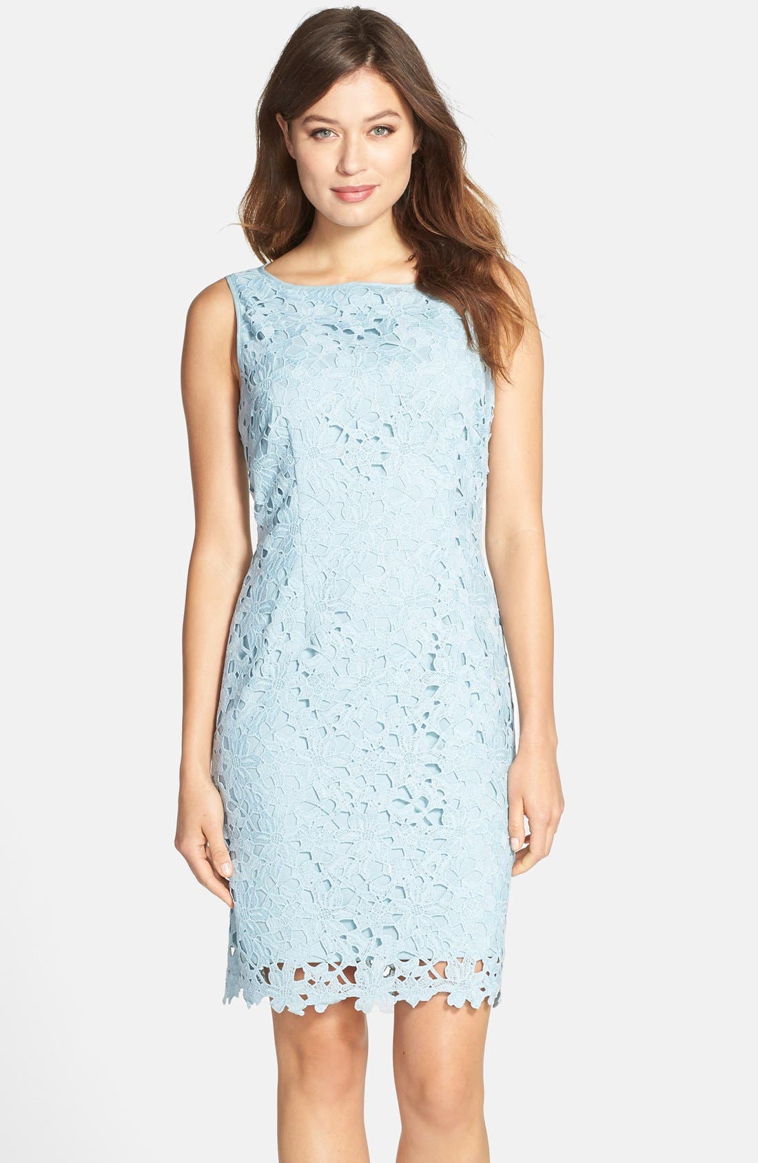 Tahari Embroidered Lace Sheath Dress Nordstrom