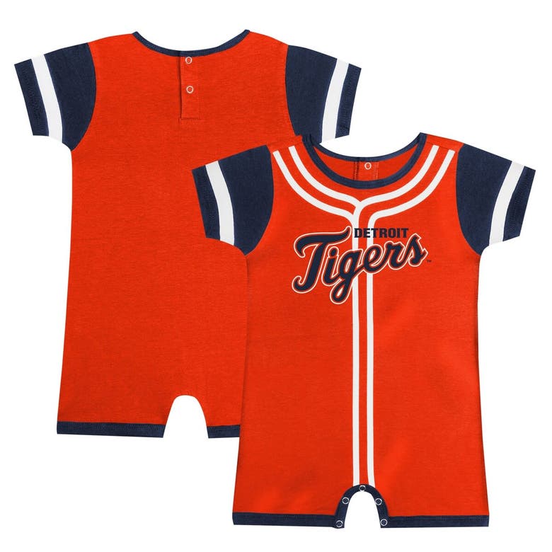 Outerstuff Babies' Infant Fanatics Branded Orange Detroit Tigers Fast Pitch Romper