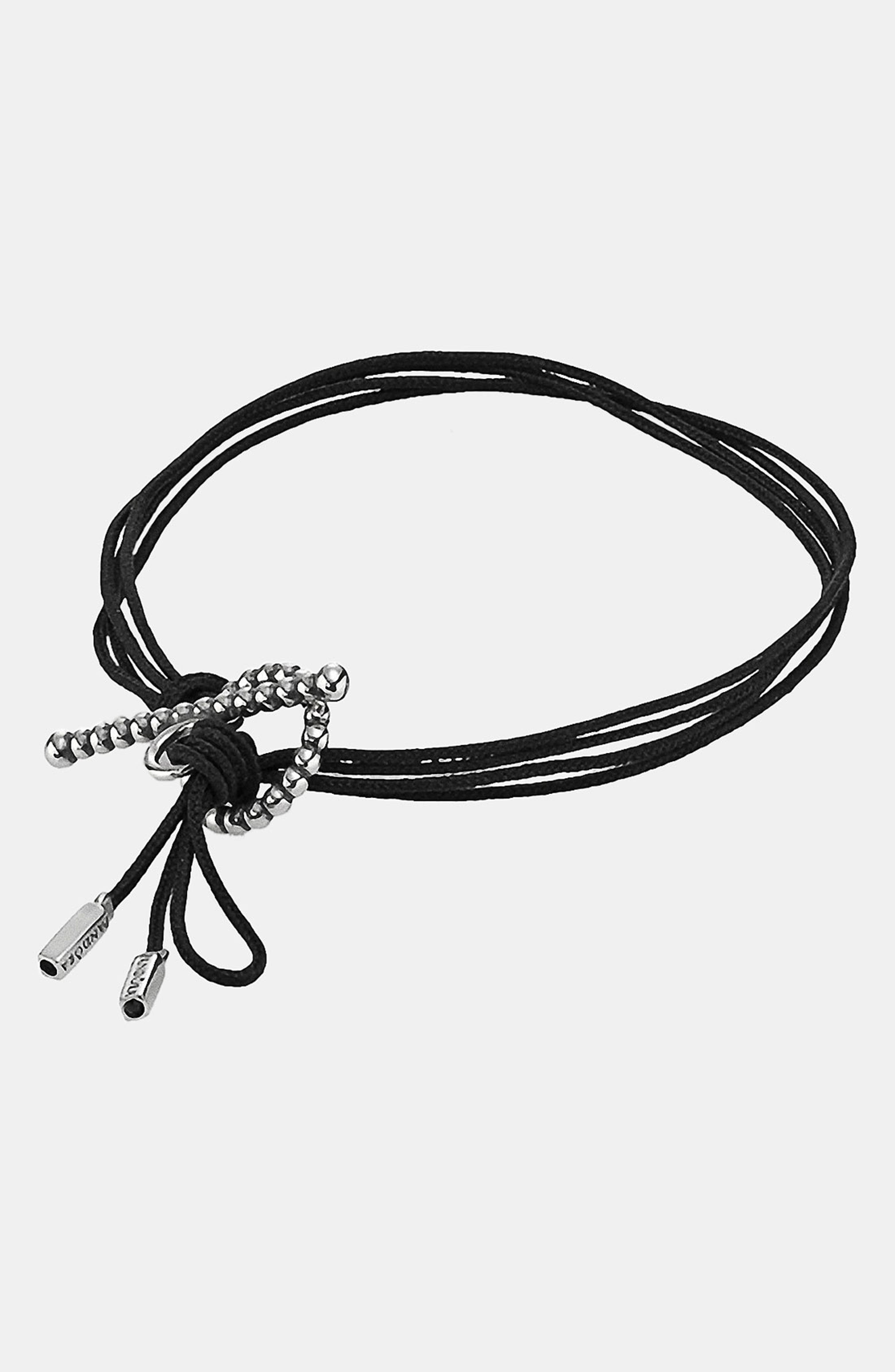 PANDORA Fabric Cord Charm Bracelet | Nordstrom