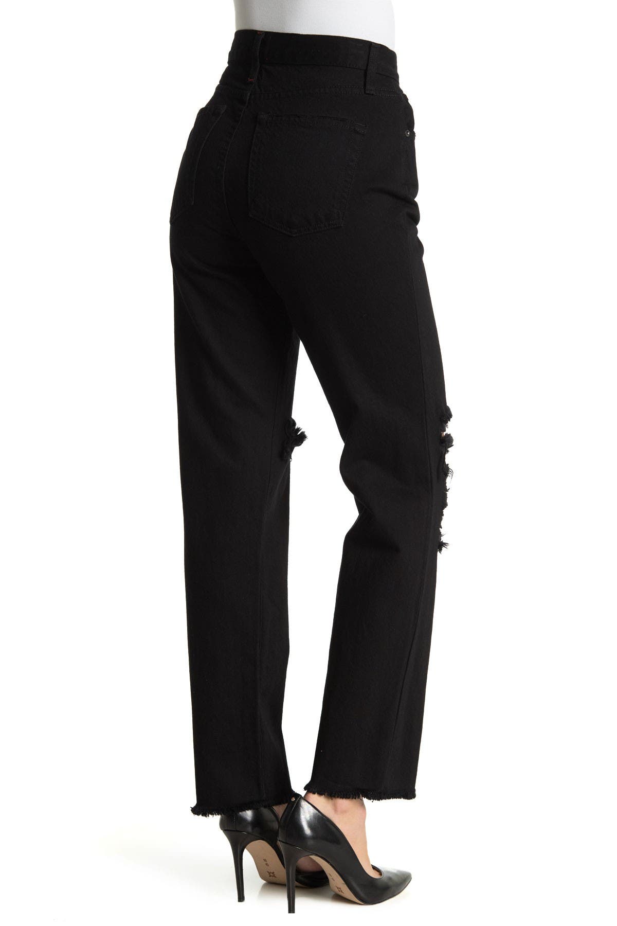 alice and olivia ripped jeans