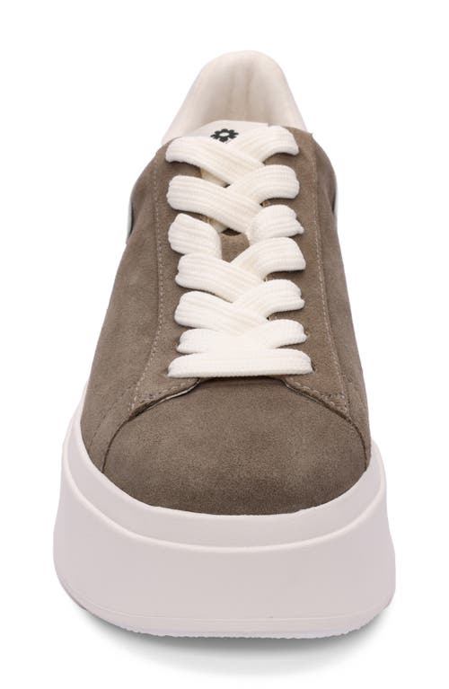 Shop Ash Moby Be Kind Platform Sneaker In Mud/off-white