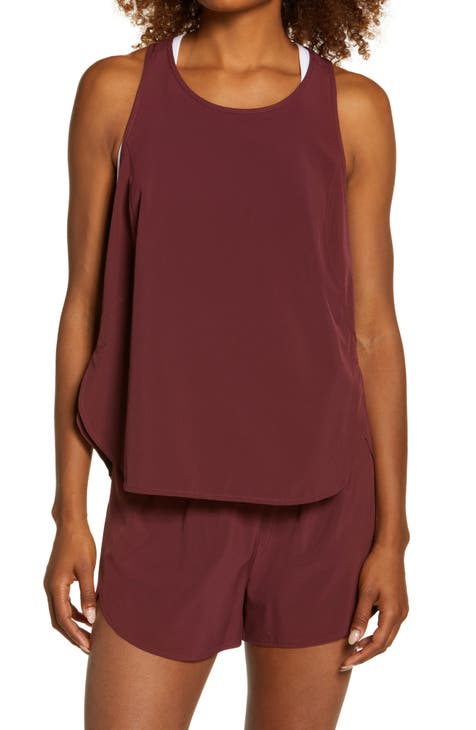 Keeta Frill Top - Burgundy