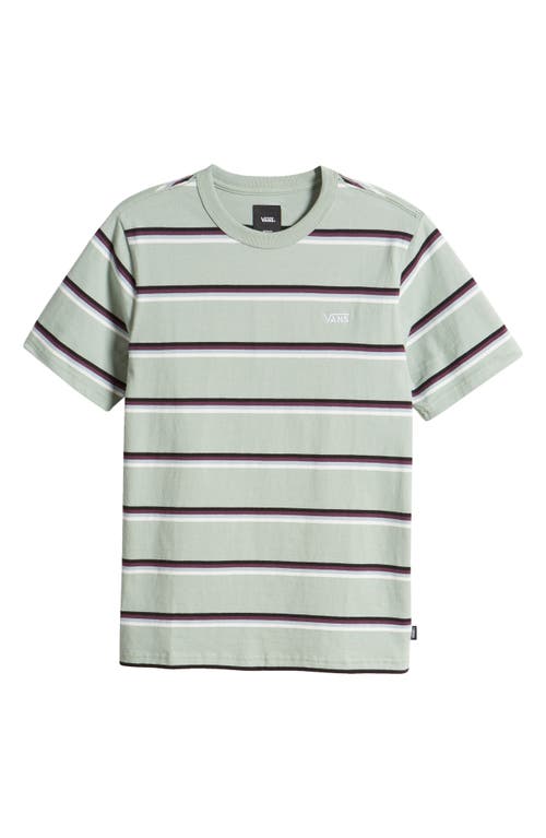 Vans Kids' Spaced Out Stripe T-Shirt Iceberg Green at