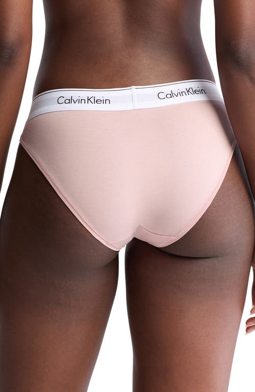 Shop Calvin Klein Modern Cotton Bikini In Subdued